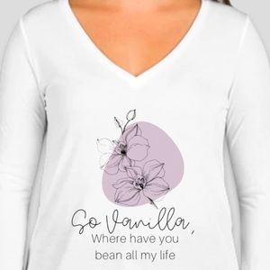 Women's Flowy Long Sleeve V-Neck T-shirt
